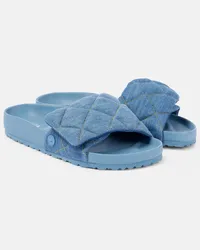 Birkenstock Pantoletten Sylt aus Denim Blau