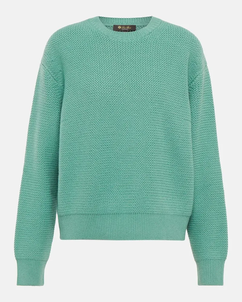 Loro Piana Pullover aus Kaschmir Grün