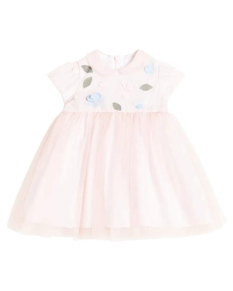 Il Gufo Baby Kleid aus Tüll Pink