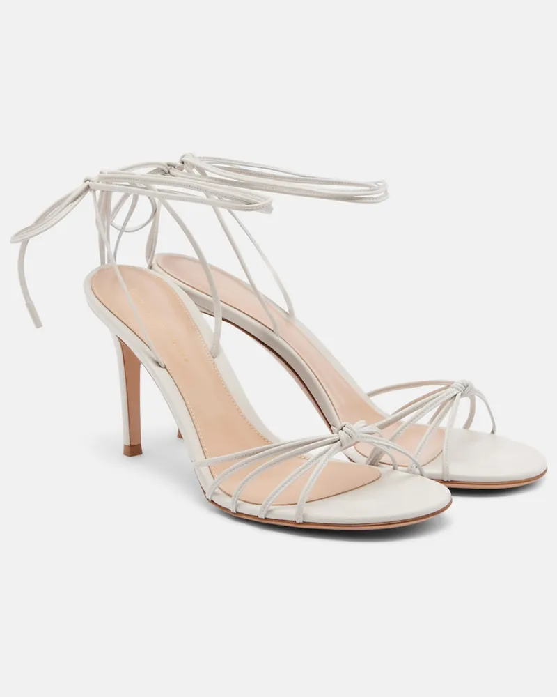 Gianvito Rossi Sandalen Malé aus Leder Weiß