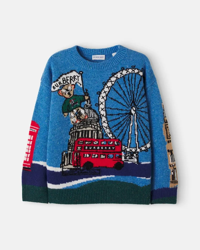 Burberry Pullover aus einem Wollgemisch Multicolor