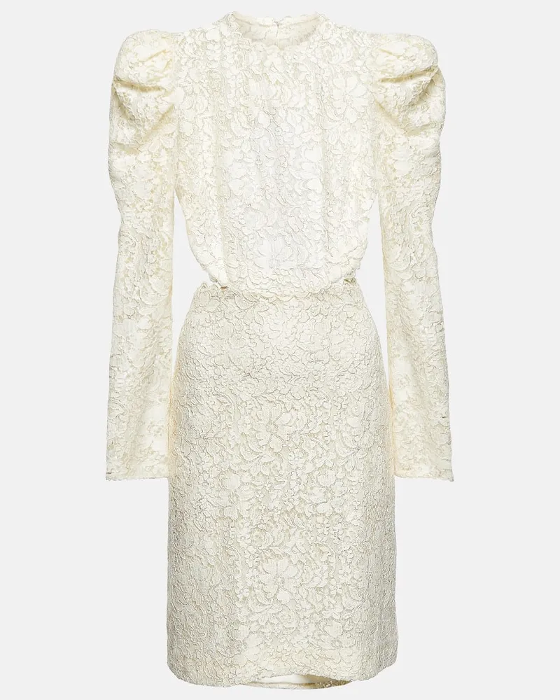COSTARELLOS Bridal Minikleid Zenni aus Spitze Weiß