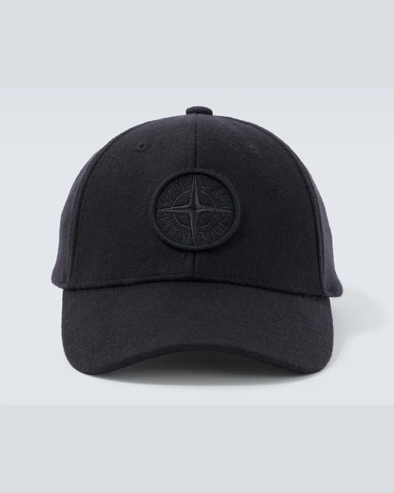 Stone Island Baseballcap Compass Schwarz