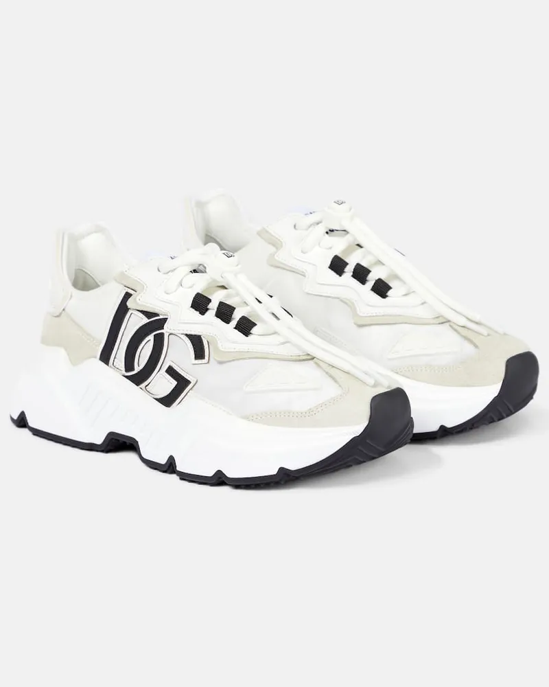 Dolce & Gabbana Sneakers Daymaster aus Leder Weiß