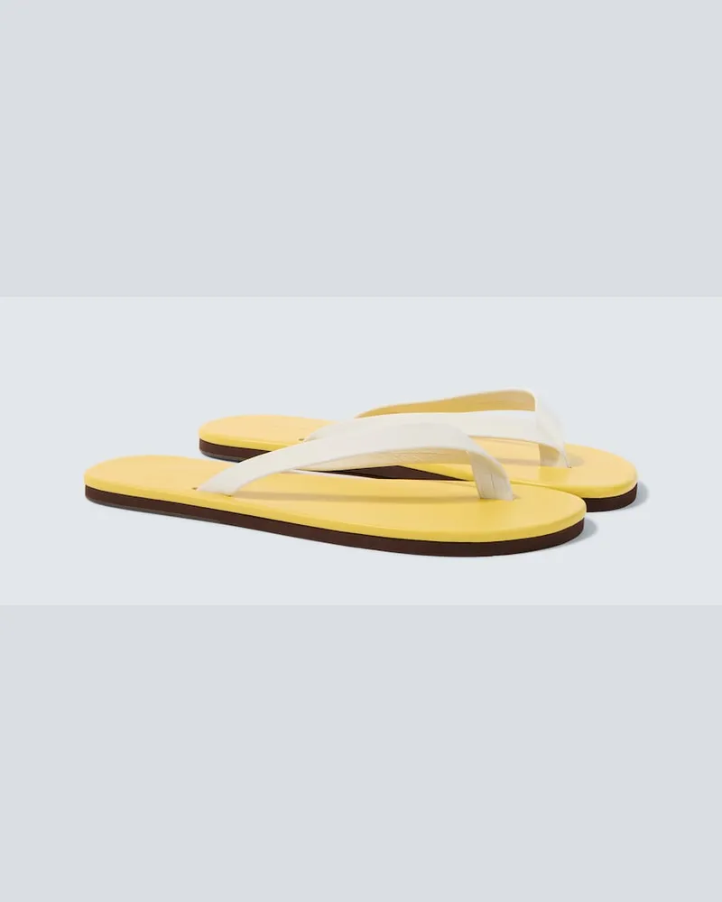 AURALEE Sandalen aus Leder Weiß