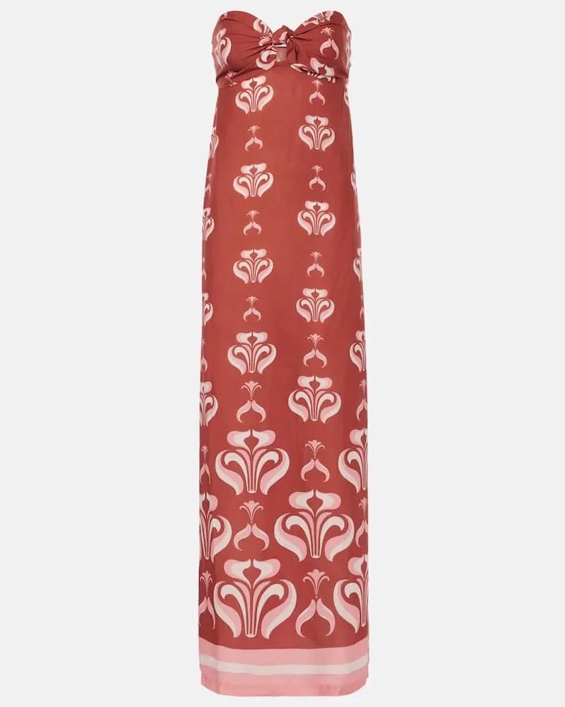 Adriana Degreas Maxikleid Rosa