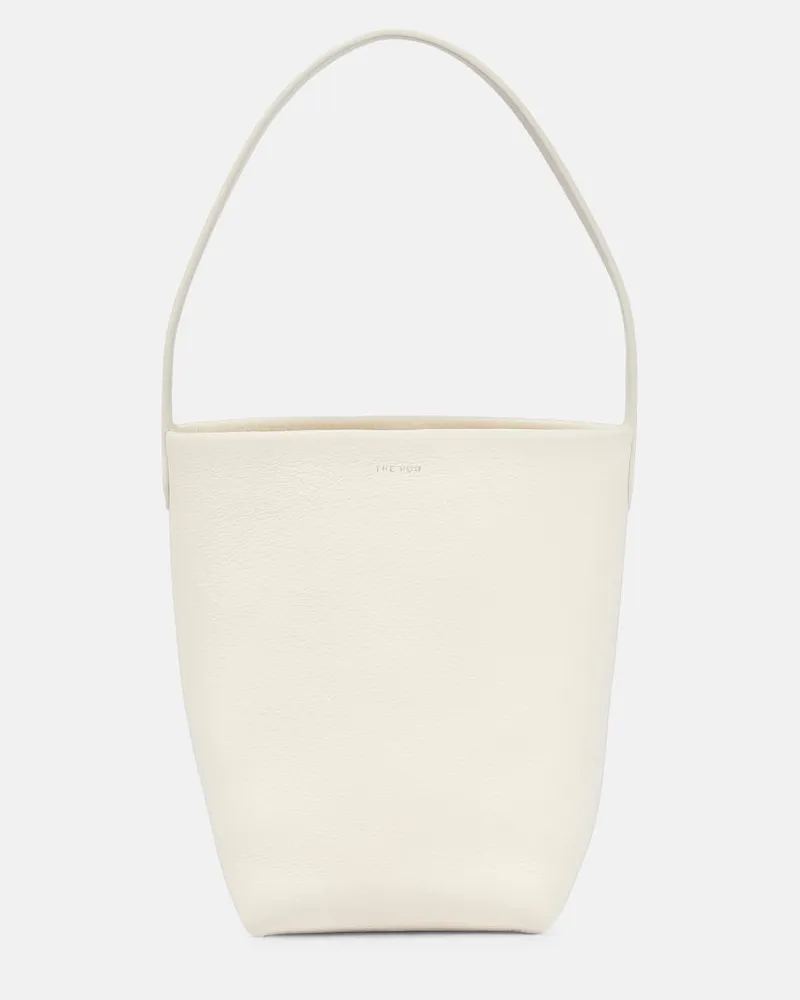 The Row Tote N/S Park Small aus Leder Weiß