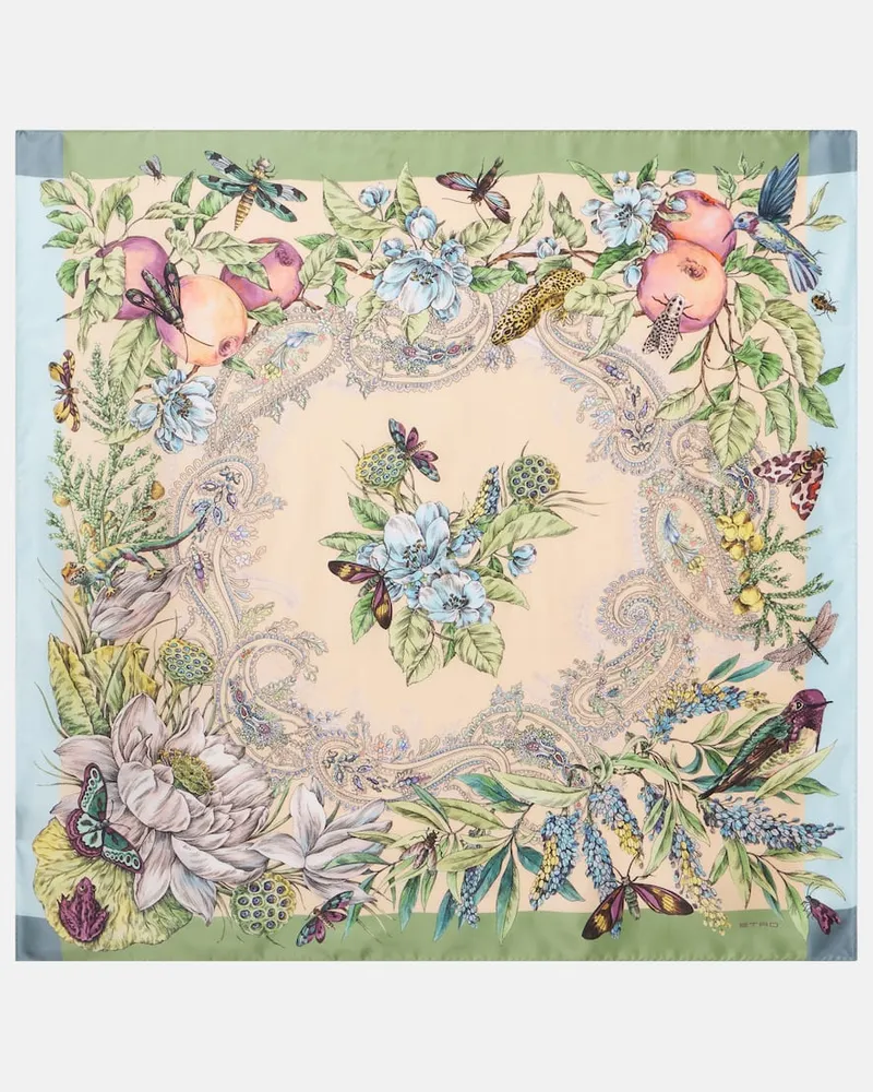 Etro Tuch Norma aus Seide Multicolor