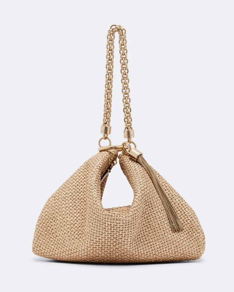 Jimmy Choo Schultertasche Callie Medium Gold