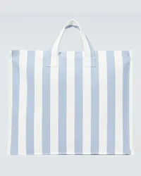 King & Tuckfield Tote Large aus Baumwoll-Canvas Multicolor