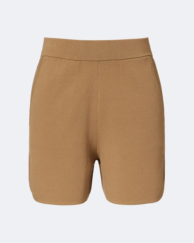 Max Mara Shorts aus Strick Beige