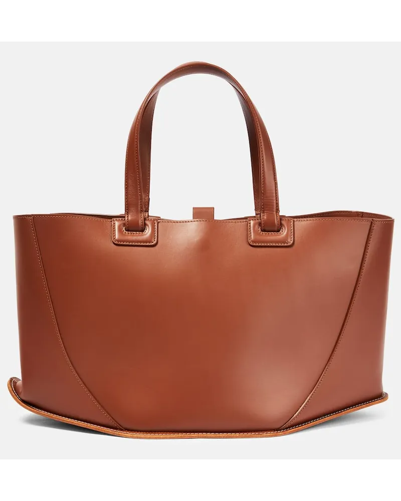 Gabriela Hearst Tote Coyote aus Leder Braun