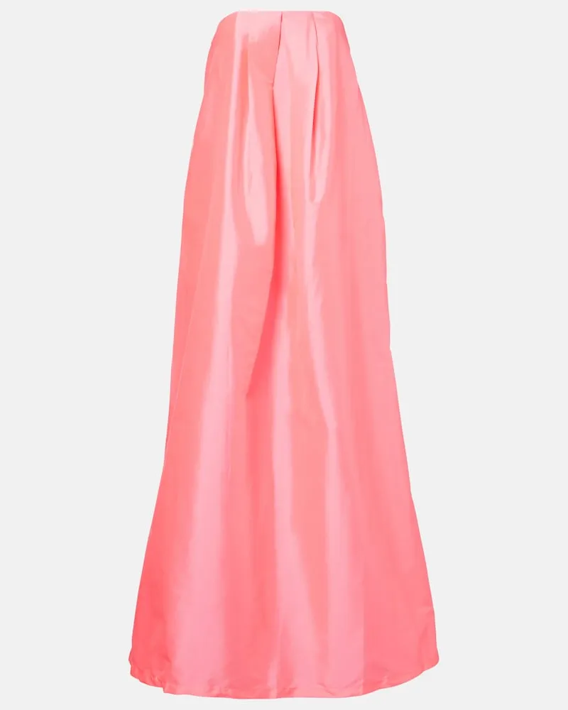 Adriana Degreas Robe aus Satin Rosa