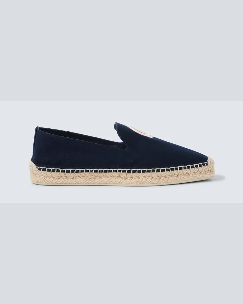 Christian Louboutin Espadrilles Nanou Mooncrest aus Canvas Blau