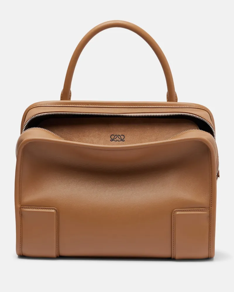 Loewe Henkeltasche Amazona Medium aus Leder Beige
