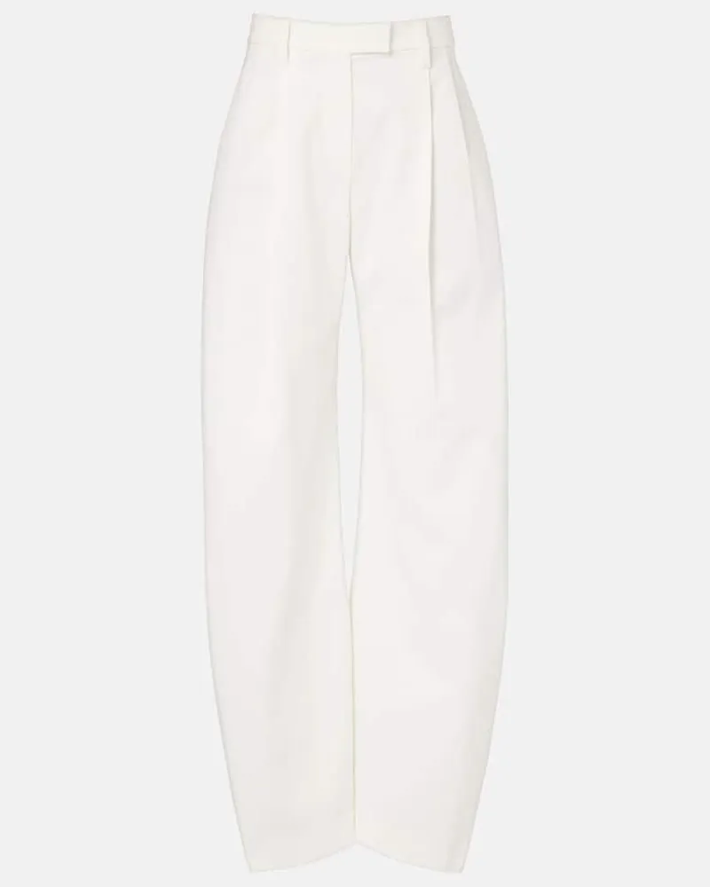Brunello Cucinelli Hose aus Baumwolle Weiß