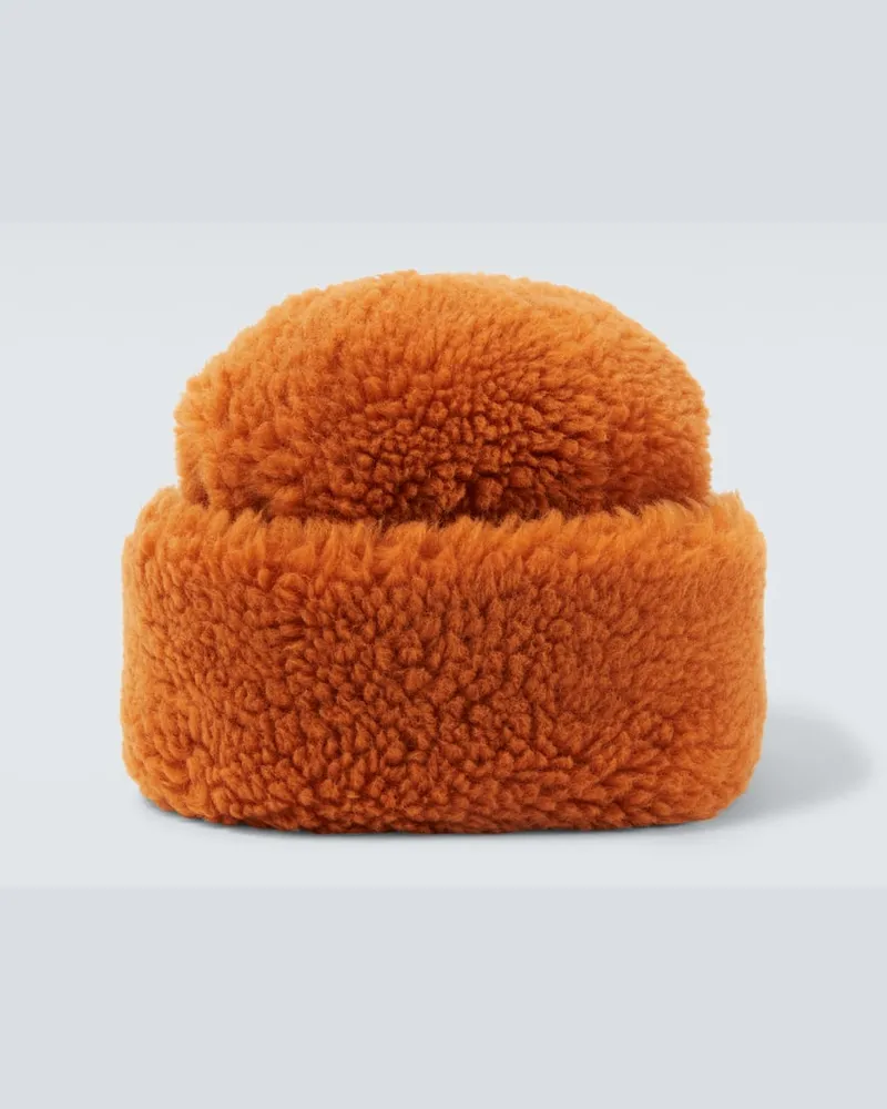 Sacai Hut aus Wolle Orange