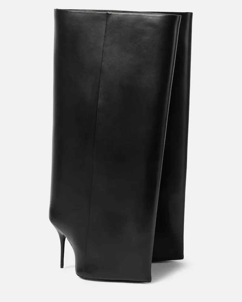 Balenciaga Stiefel New Wander aus Leder Schwarz