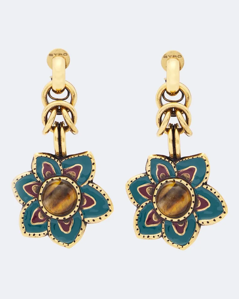 Etro Verzierte Ohrringe Gold