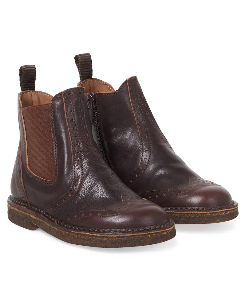 Pepe Jeans PèPè Stiefel aus Leder Braun