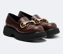 Loafers Brittany Horsebit aus Leder