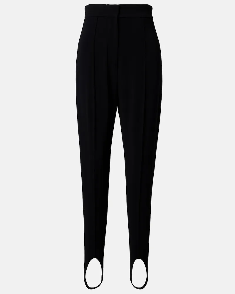 Stella McCartney High-Rise Leggings aus Jersey Schwarz