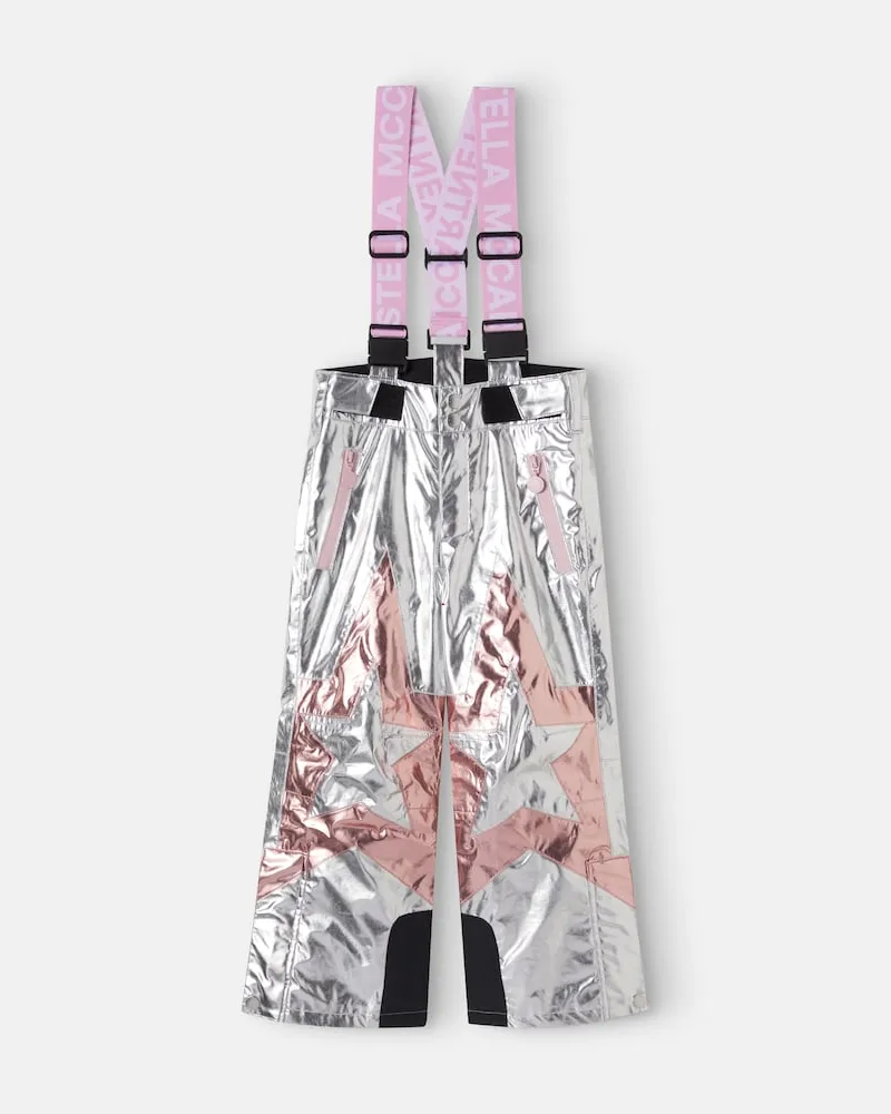 Stella McCartney Kids Ski-Latzhose Silber