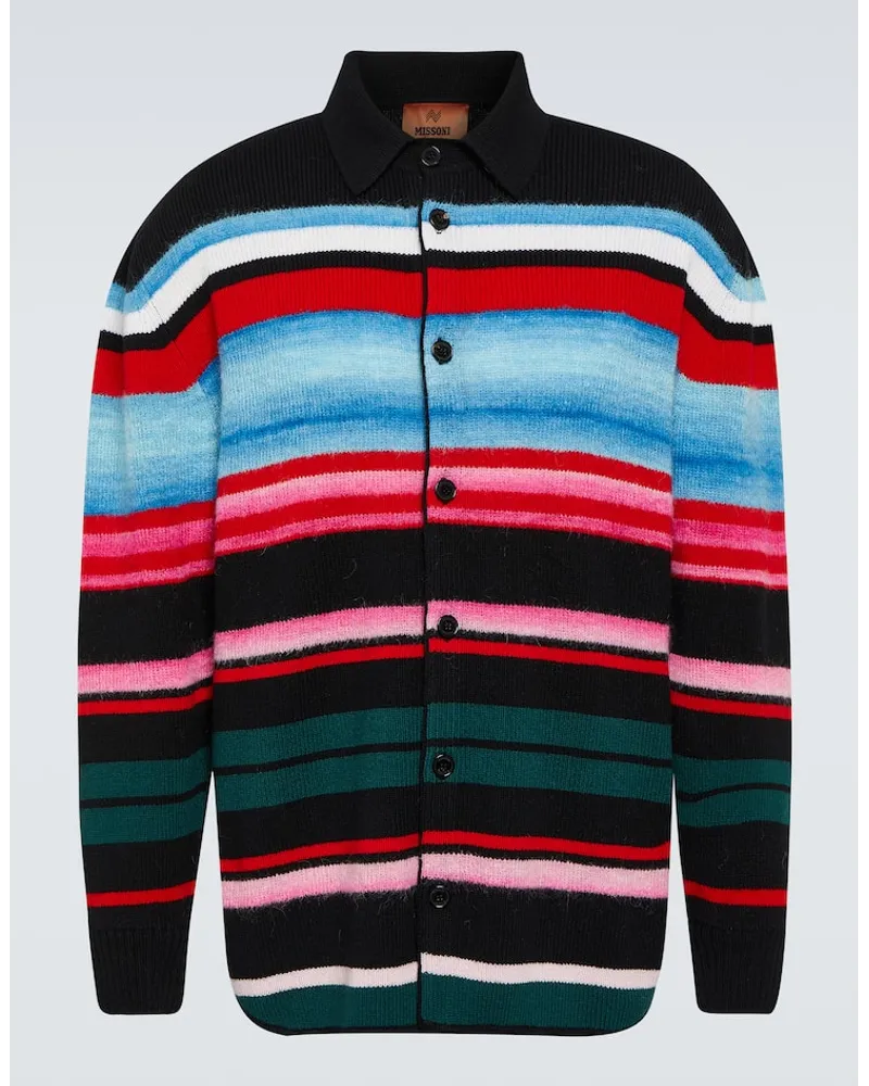 Missoni Cardigan aus einem Wollgemisch Multicolor