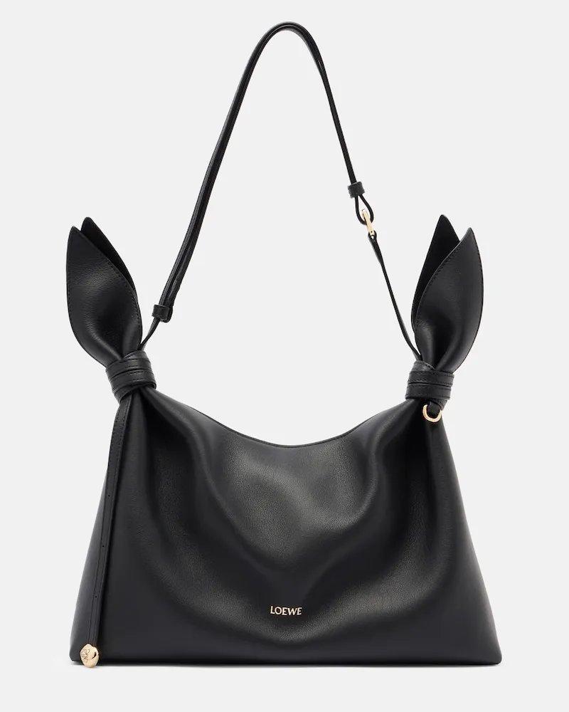 Loewe Schultertasche Scarf Medium aus Leder Schwarz