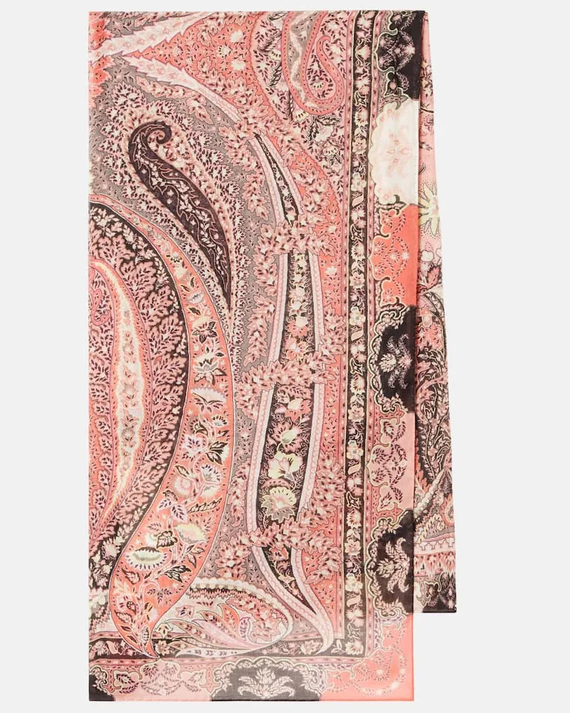 Etro Bedrucktes Tuch Pink
