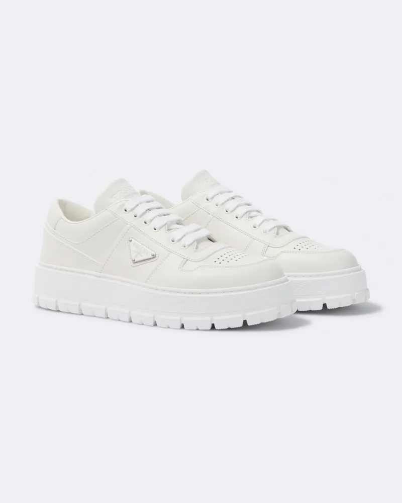 Prada Sneakers aus Leder Weiß