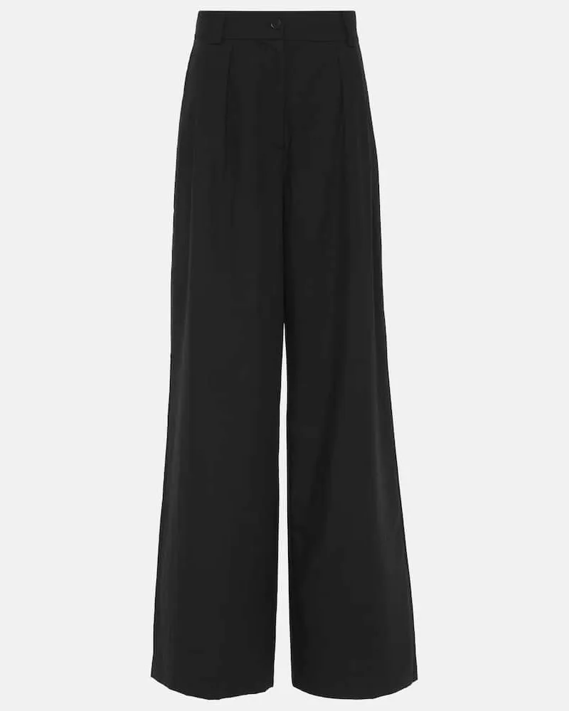 Joseph Weite Hose Forest aus Voile Schwarz