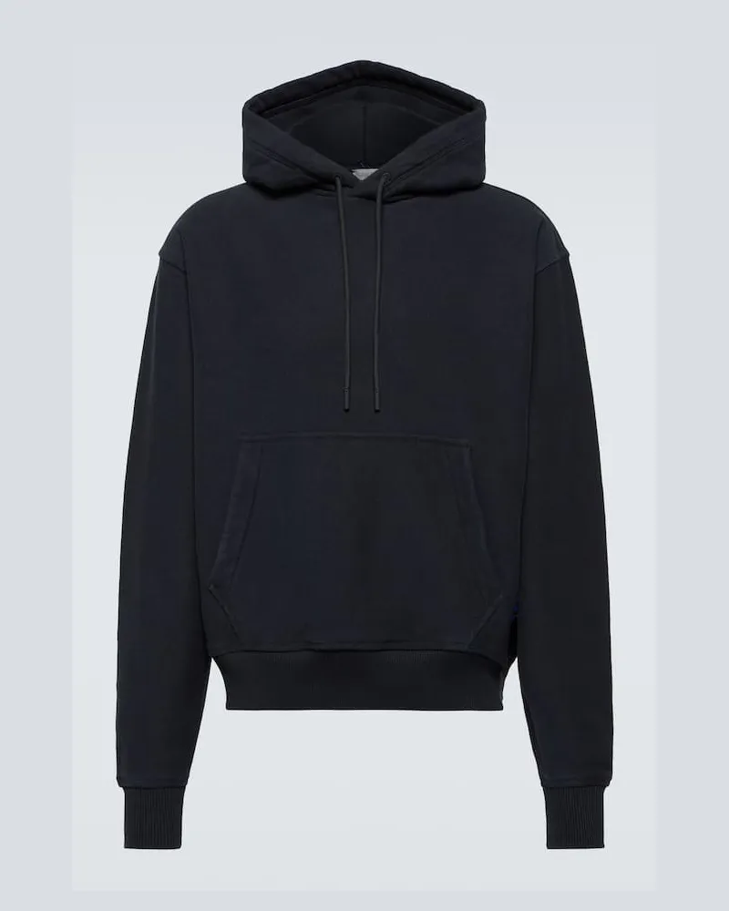 Burberry Hoodie aus Baumwoll-Jersey Schwarz