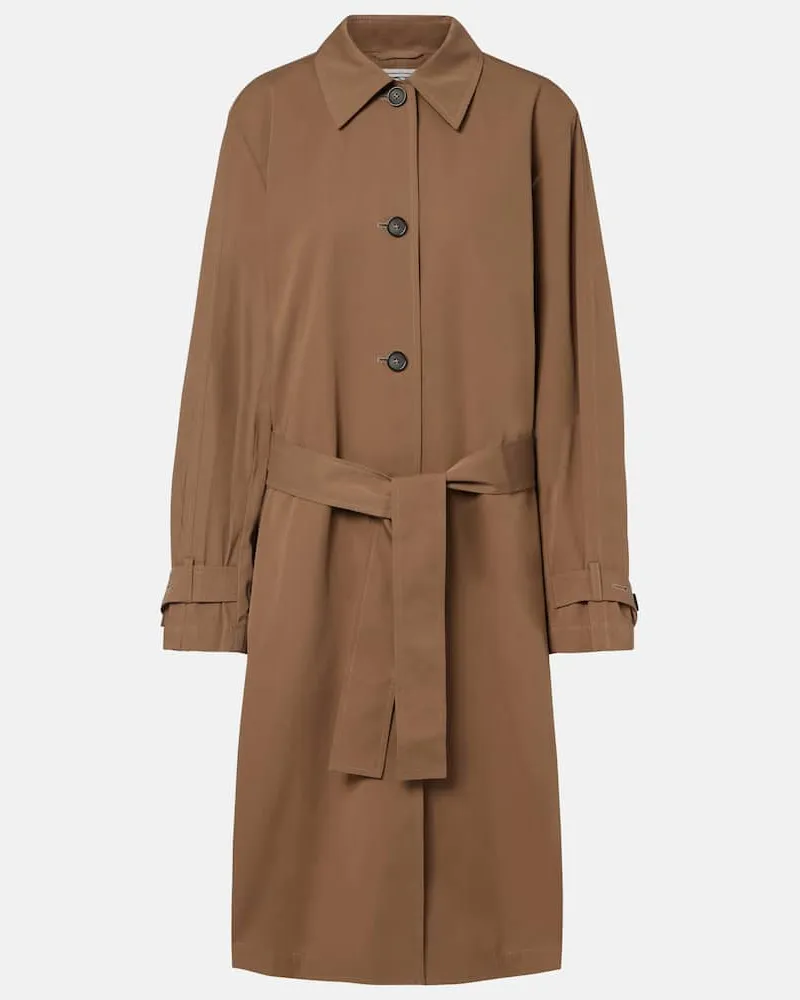 Totême Trenchcoat aus Baumwolle Braun