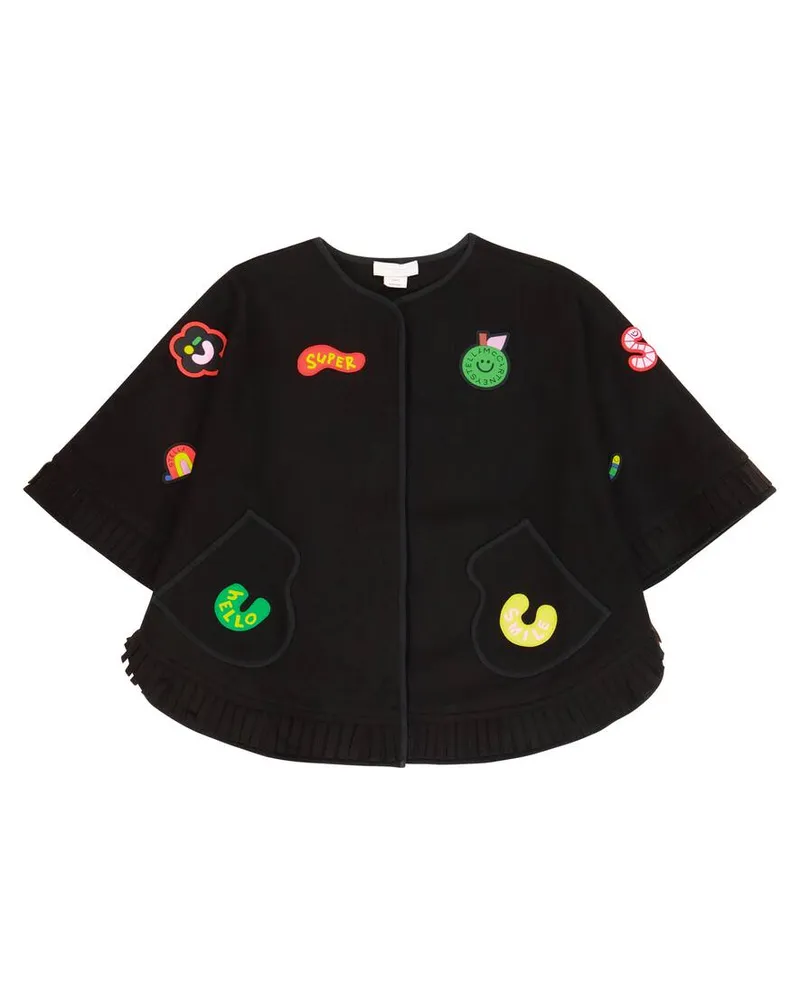 Stella McCartney Kids Jacke aus einem Wollgemisch Multicolor