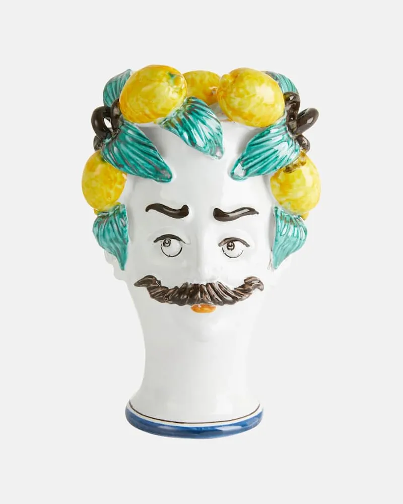 Les-Ottomans Vase Lemon Man Multicolor