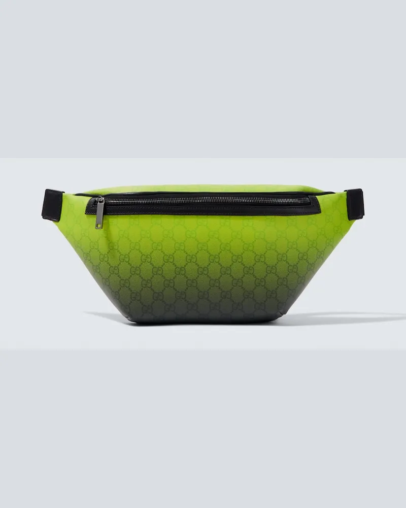 Gucci Gürteltasche GG aus Canvas Grün