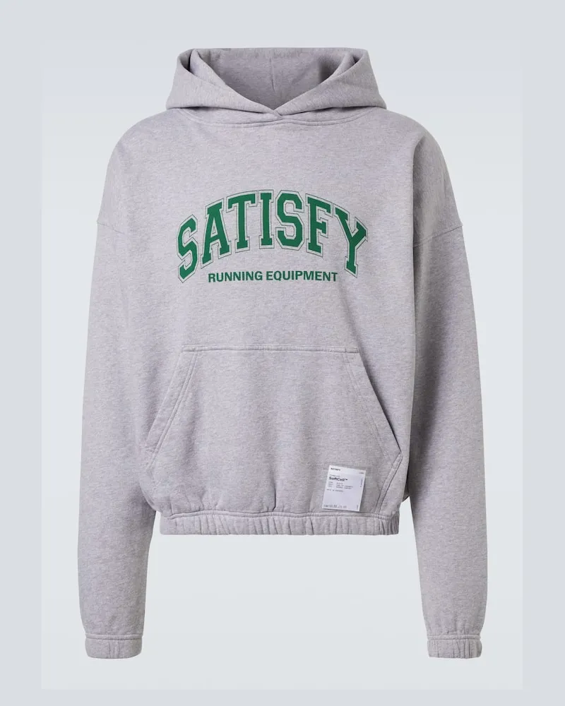 Satisfy Hoodie aus Baumwoll-Jersey Grau