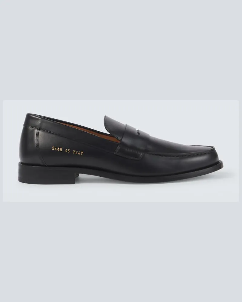 Common Projects Loafers City aus Leder Schwarz