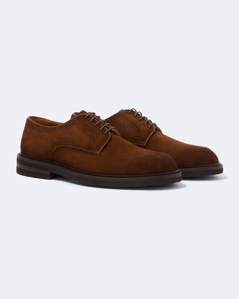 Magnanni Schnürschuhe Marton aus Veloursleder Braun