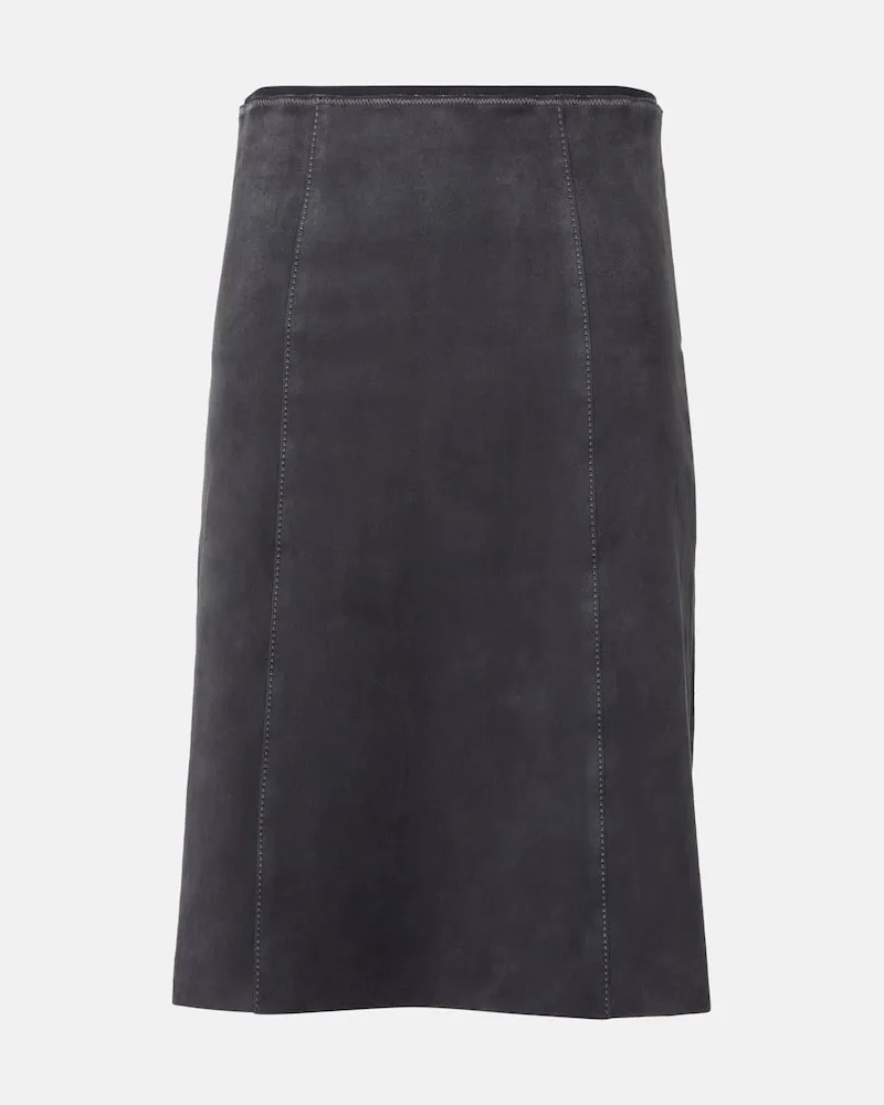 Joseph Midirock aus Veloursleder Grau