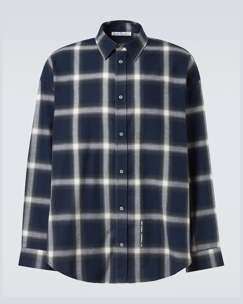 Acne Studios Hemd aus Baumwolle Blau