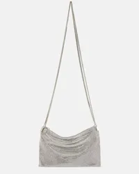 Tom Ford Schultertasche mit Kristallen Metallic