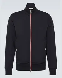 Moncler Cardigan aus Baumwolle Schwarz