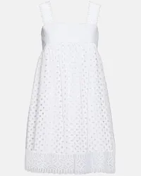 Tory Burch Minikleid aus Baumwolle Weiss