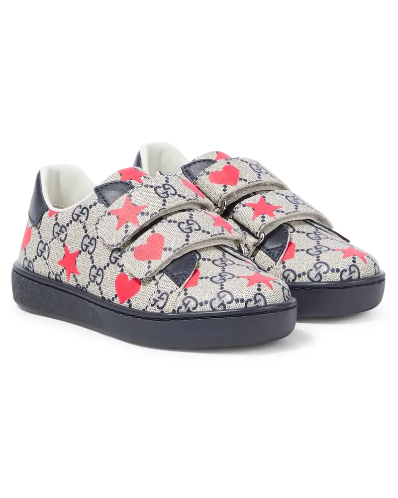 Gucci Bedruckte Sneakers GG Beige