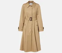 Trenchcoat aus Baumwoll-Gabardine