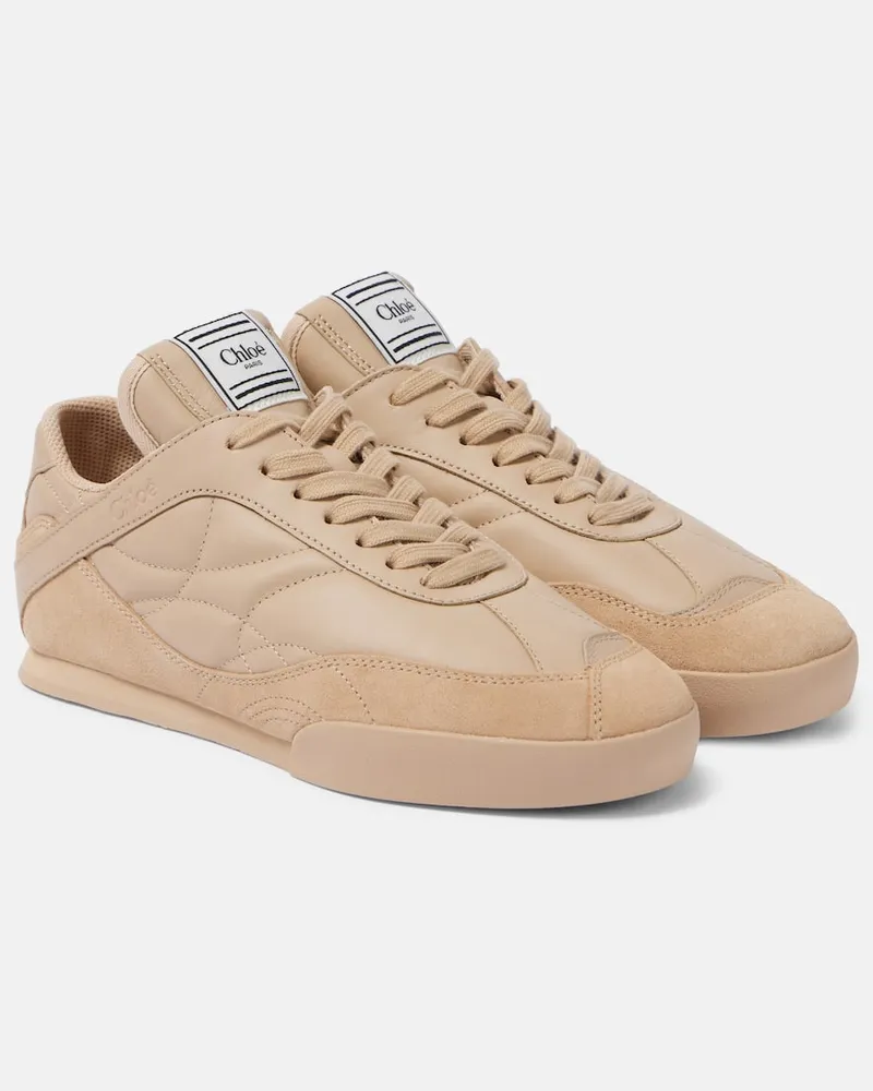 Chloé Chloé Sneakers Chloé Kick aus Leder Rosa