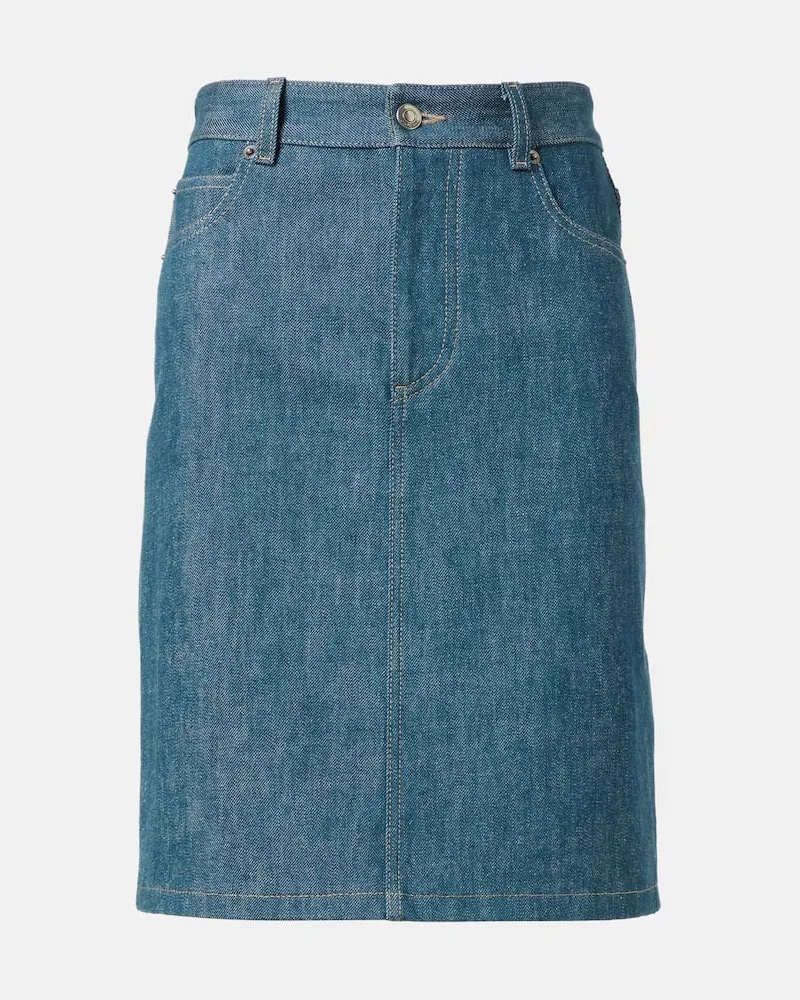Loro Piana Jeansrock Joanne Blau