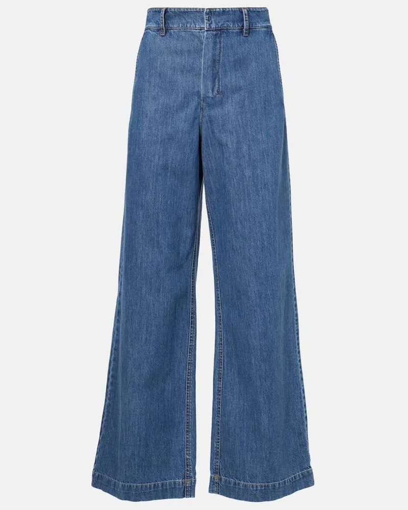 Max Mara Wide-Leg Jeans Bjono Buono Blau